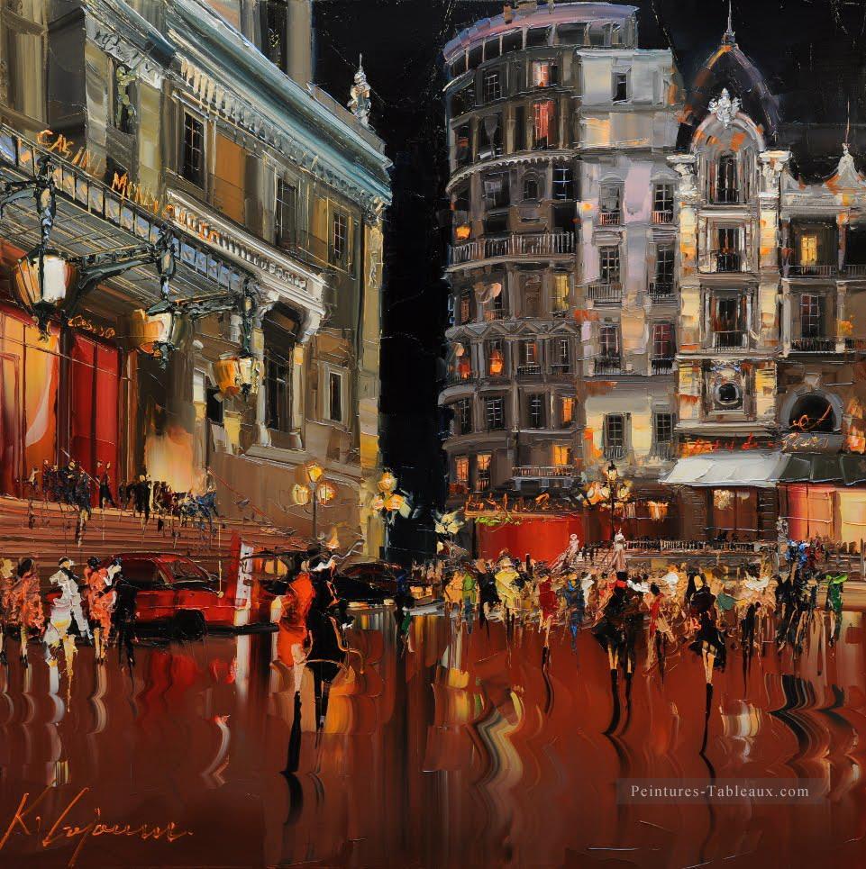 Paysage urbain Kal Gajoum Spirit of Monte Carlo Peintures à l'huile